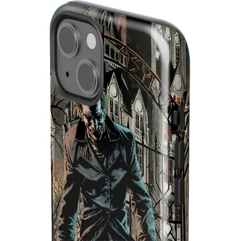 DC Comics The Joker Walking Dark Grounds Comic Art By Lee Bermejo iPhone 15 Impact Case